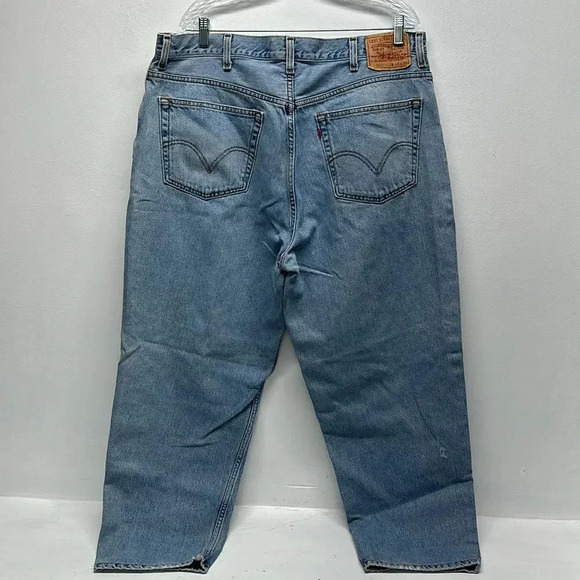 Levi's 560 Comfort Fit Denim Light Blue Jeans Men's Size 40 x 30" - Picture 5 of 11